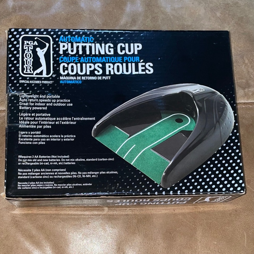 NIB NWT Sealed Unopened PGA Tour Golf Automatic Putting Cup